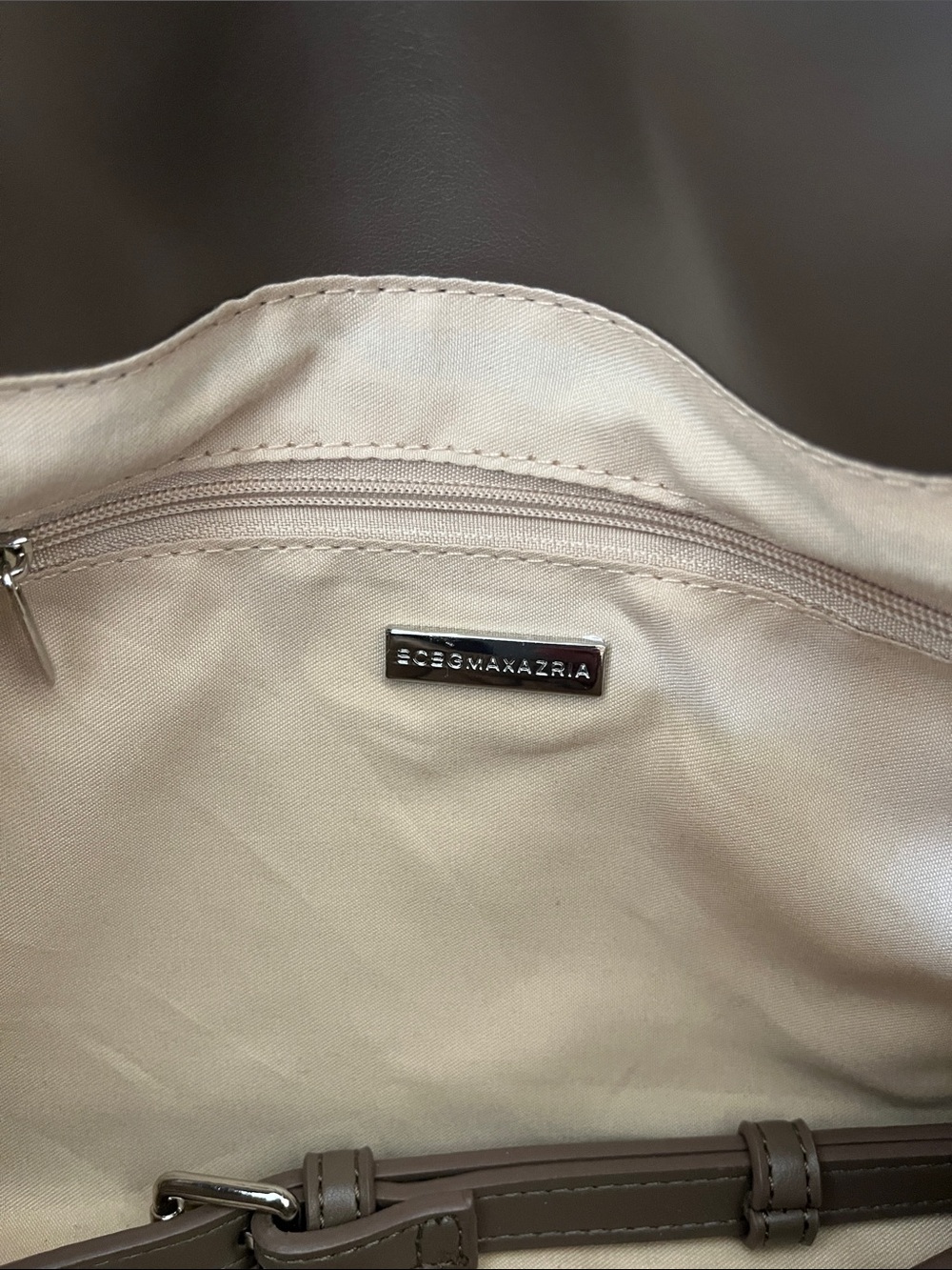 BCBGMaxAzria Taupe Shoulder Bag - Picture 7 of 7